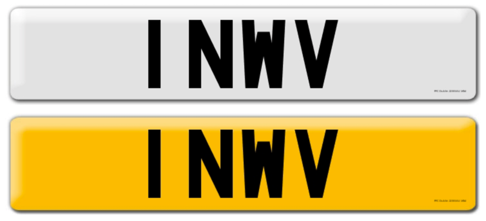 1 NWV on DVLA retention certificate