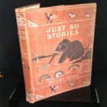 First reprint 1902. JUST SO STORIES. Rudyard Kipling. Published by: Macmillan & Co. Red pictorial