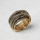 De Grisogono, 18k Rose Gold 5.44ct Diamond Allegra Ring