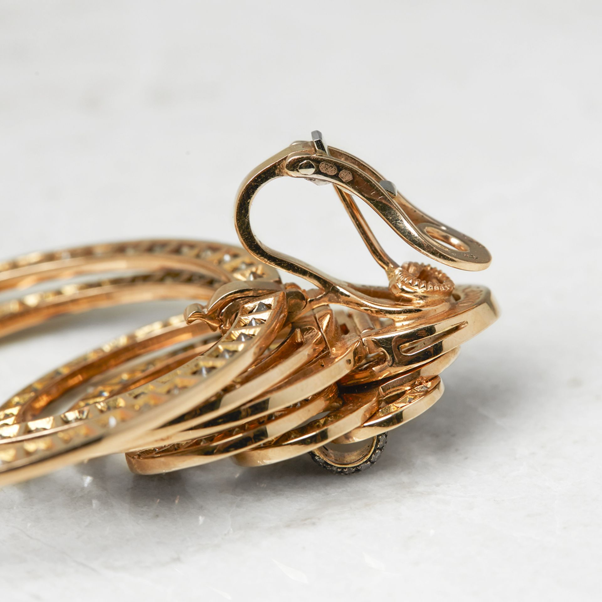 De Grisogono, 18k Rose Gold 22.00ct Diamond Gypsy Earrings - Image 3 of 12