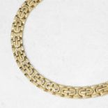 Cartier, 18k Yellow Gold Oval Link Collar 0.70ct Diamond Maillon Necklace