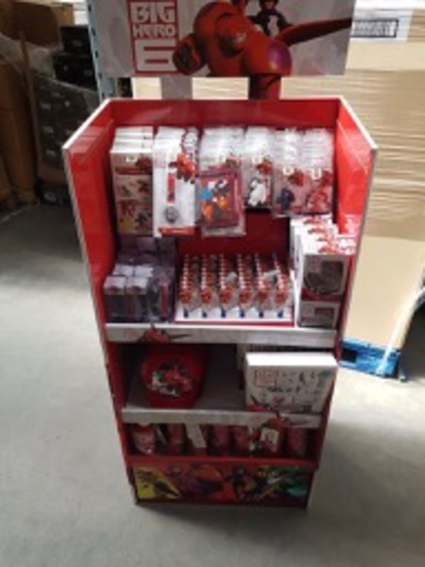 1 x Brand New Big Hero 6 - 328 piece Full Shop Display Unit. Contains: 36 Sticker Sets, 16