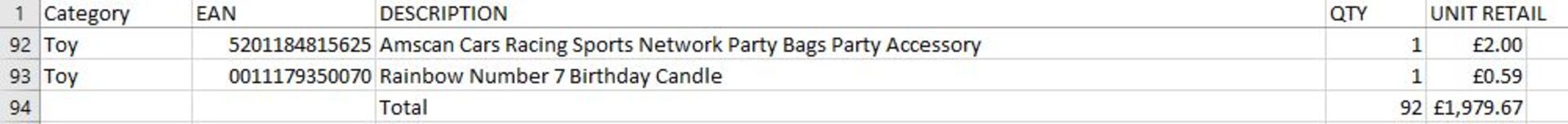 Toys & Office Products - UK Brands - 92 Items - RRP £1,979.67 - FREE DELIVERY - Image 4 of 4