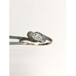 18ct gold 3 stone diamond ring