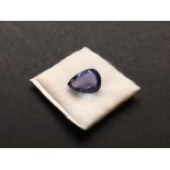 3.37ct Natural Tanzanite with IGI Certificate