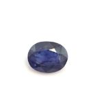 2.54ct Natural Treated Sapphire with IGI Certificate