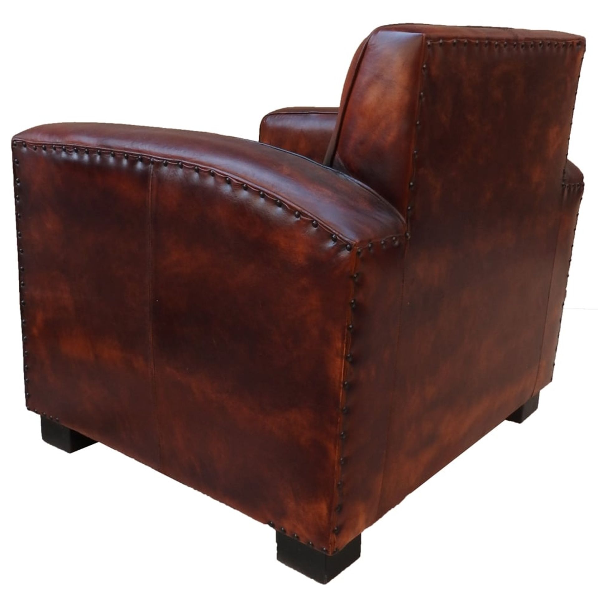 Jazz Leather Club Armchair - Image 5 of 8