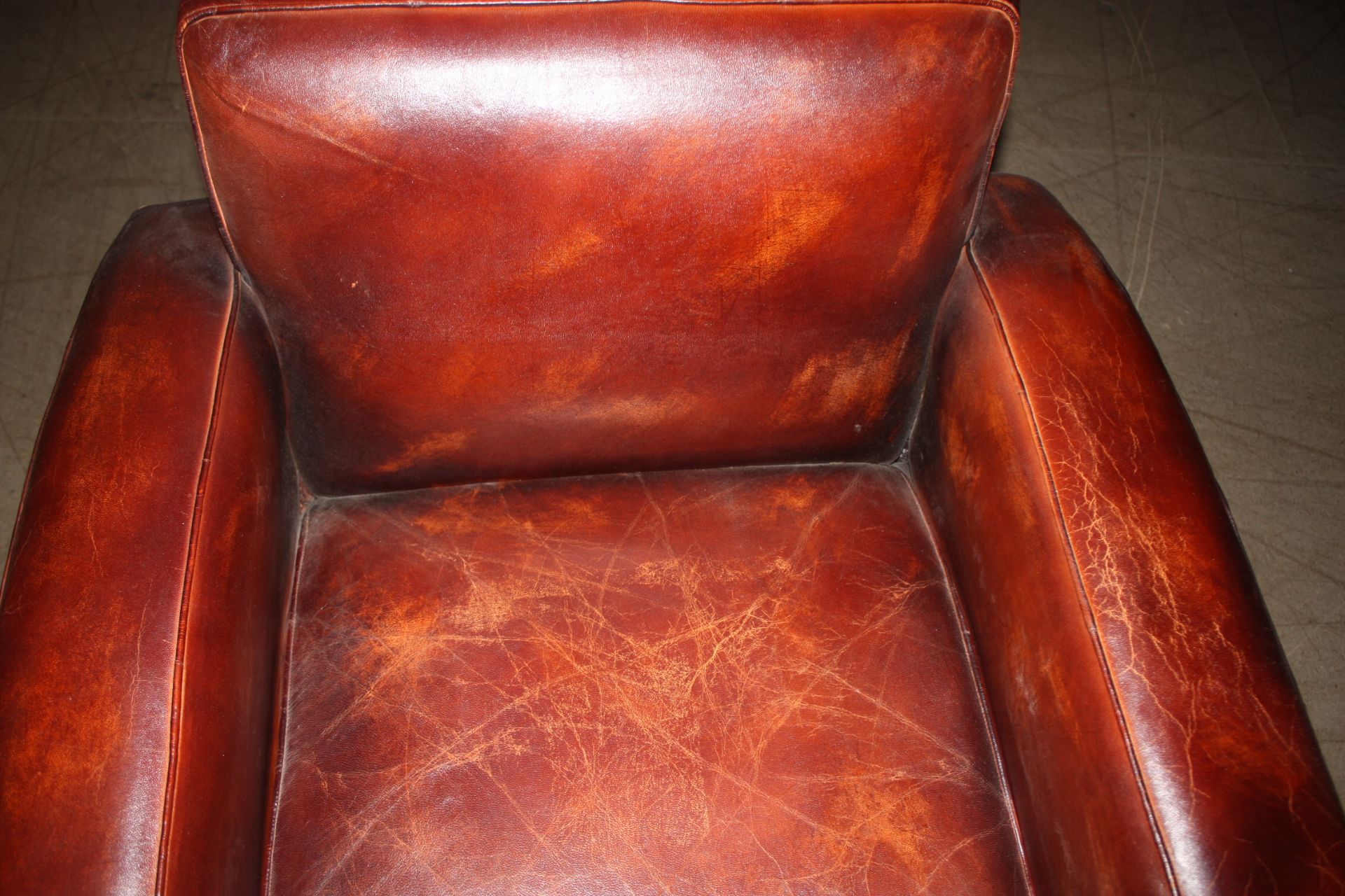 Jazz Leather Club Armchair - Image 8 of 8