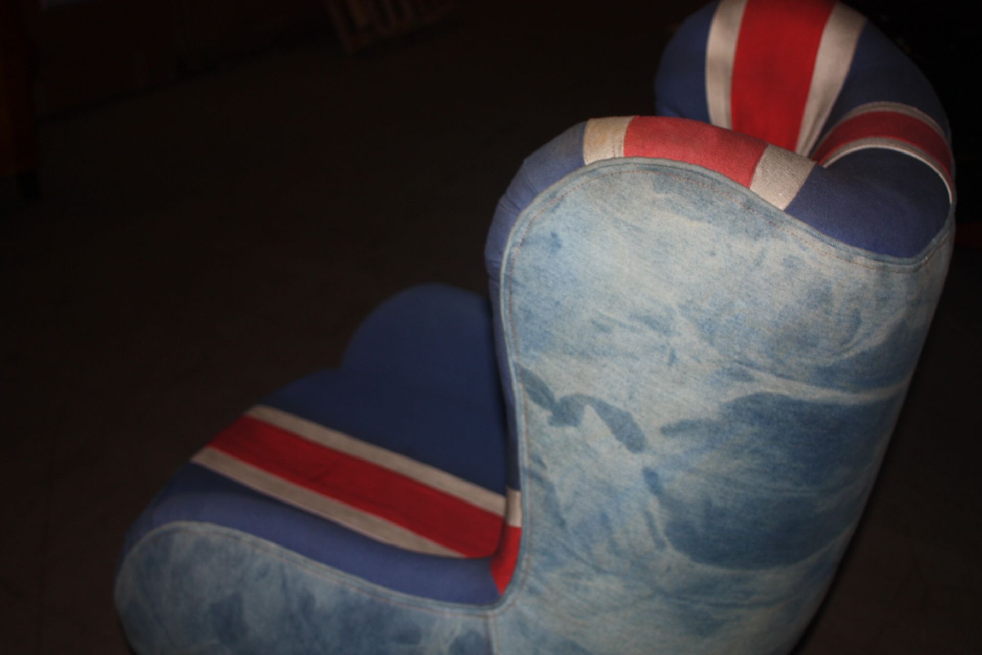 Union Jack Egg Chair + Ottoman - Image 9 of 9