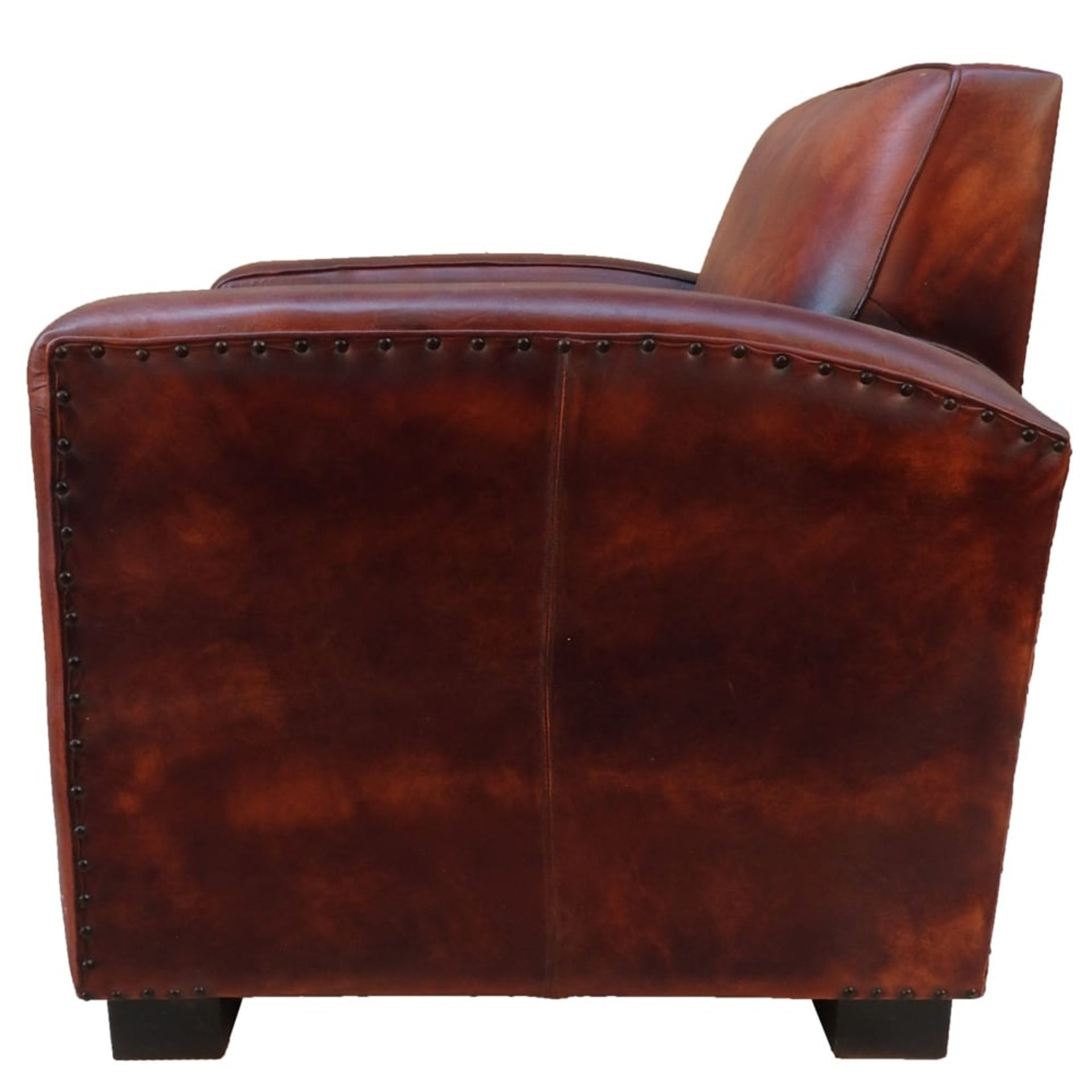 Jazz Leather Club Armchair - Image 6 of 8