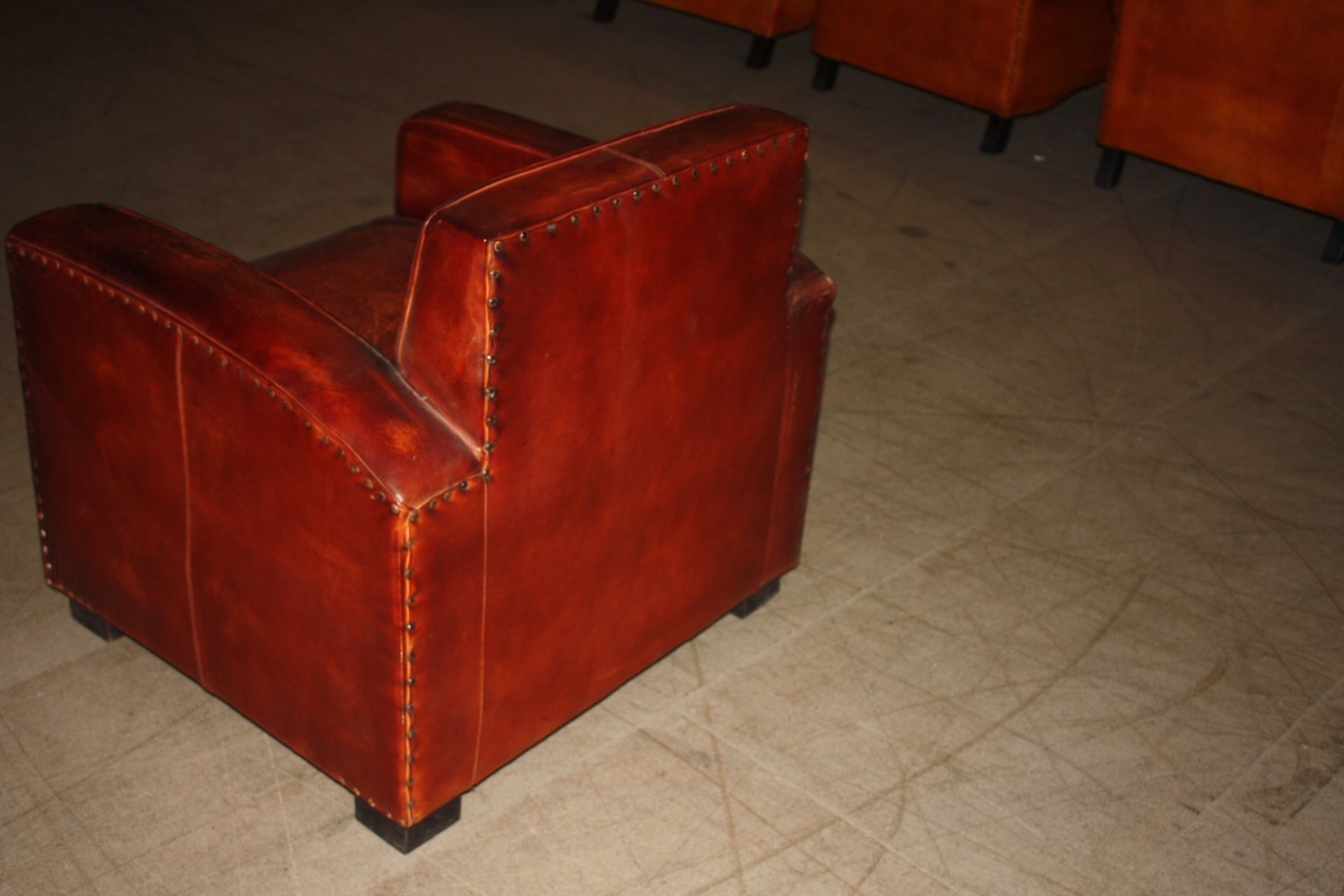 Jazz Leather Club Armchair - Image 7 of 8