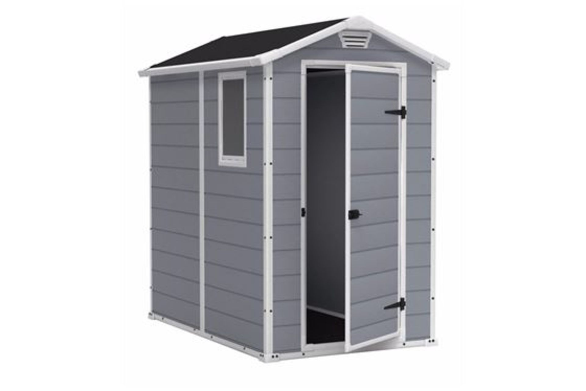 Keter Manor 4 x 6s Shed RRP £800 - Image 2 of 3