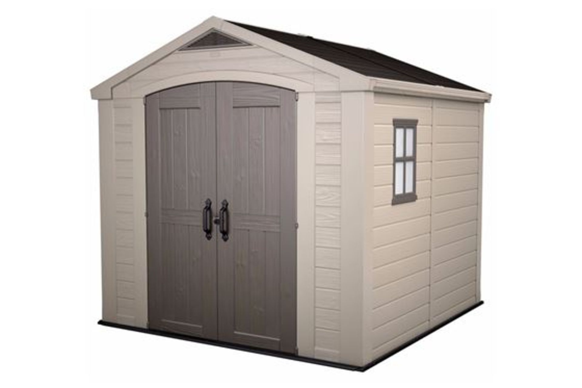 Keter Factor 8 x 8 Shed RRP £699 - Image 2 of 3