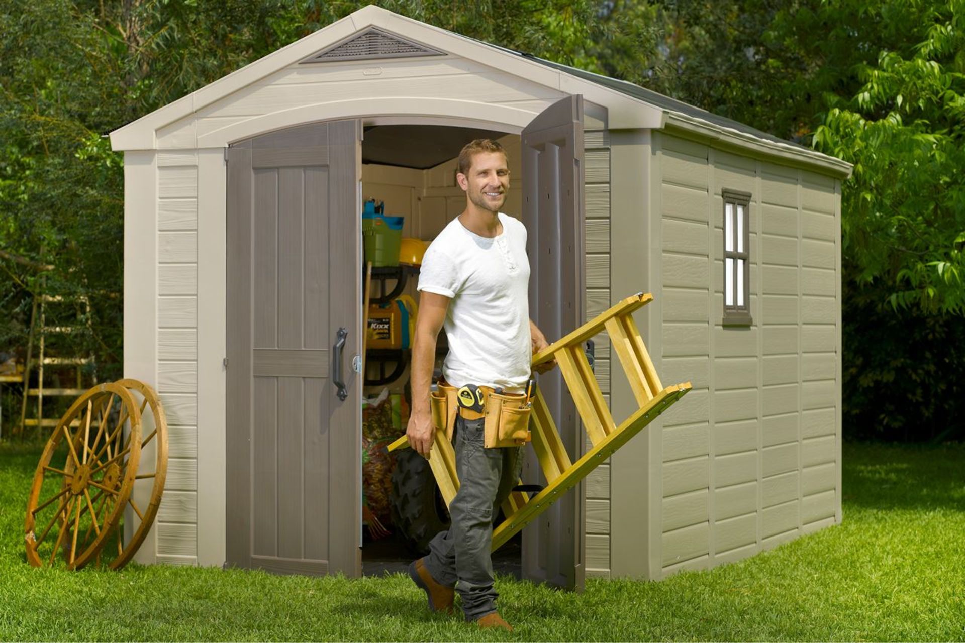 Keter Factor 8 x 11 Shed RRP £899 The extremely spacious Factor 8x11 - Image 5 of 5