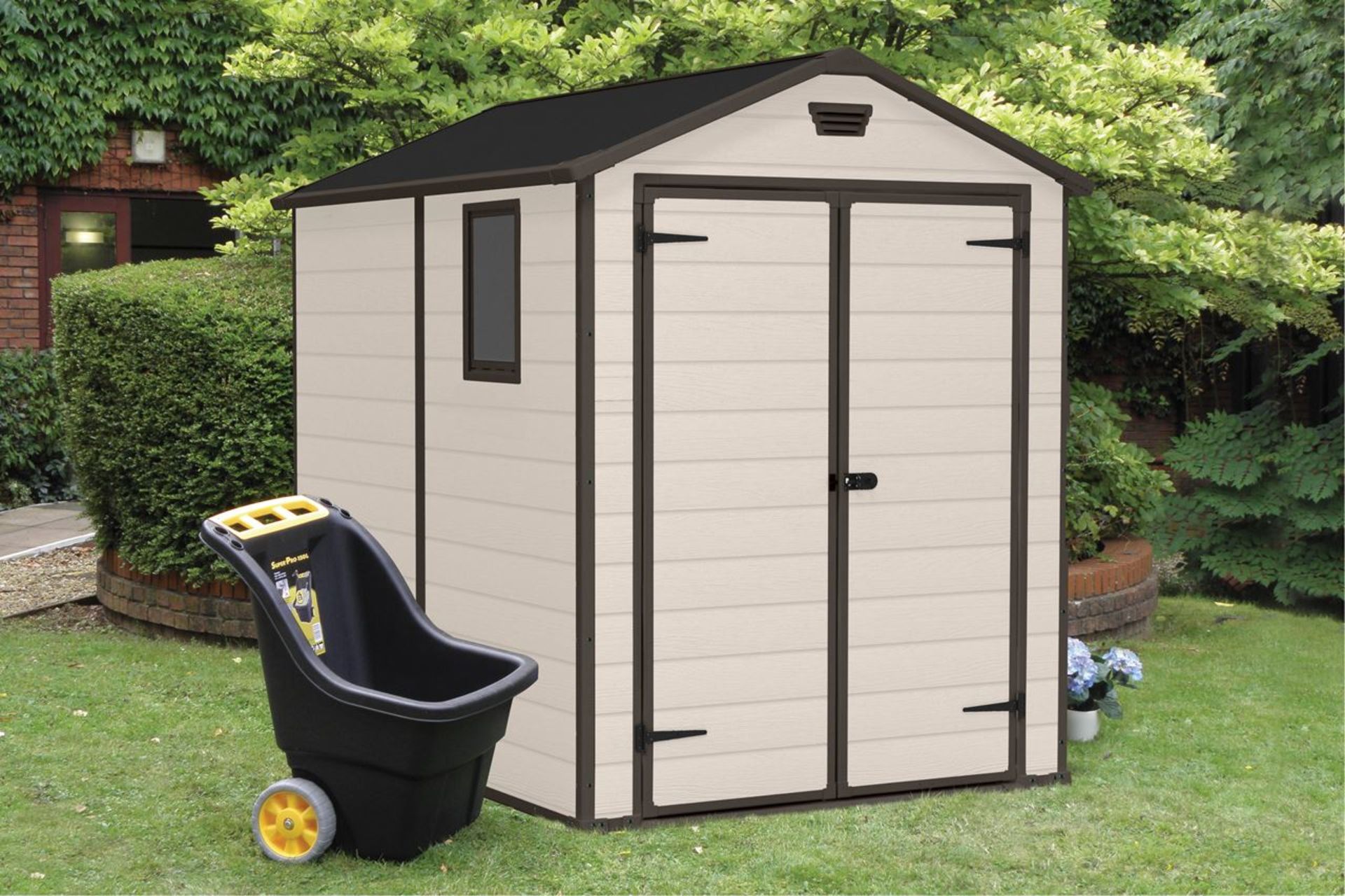 Keter Manor 6 x 8DD Outdoor Shed RRP £550