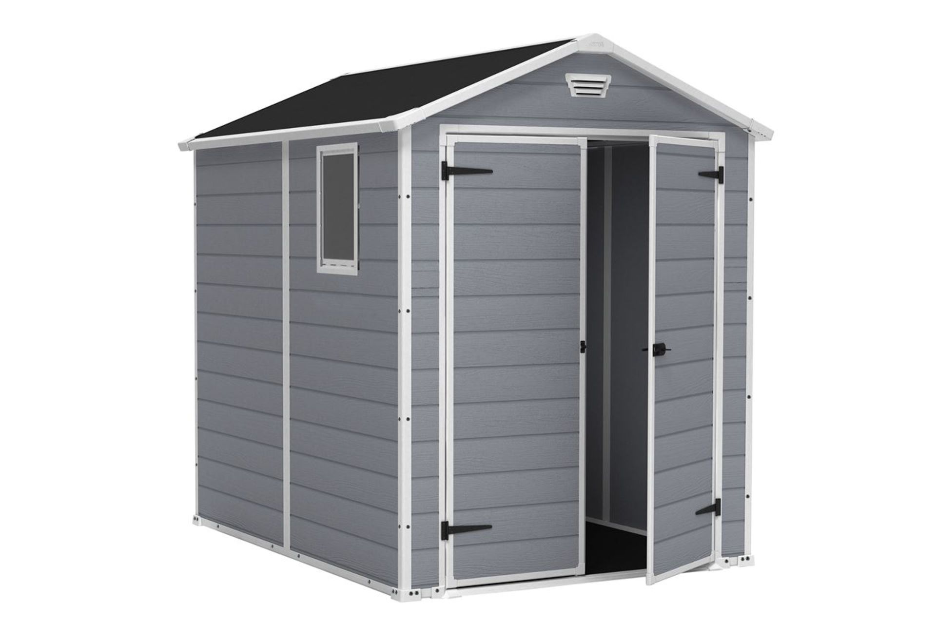 Keter Manor 6 x 8DD Outdoor Shed RRP £550 - Image 4 of 4