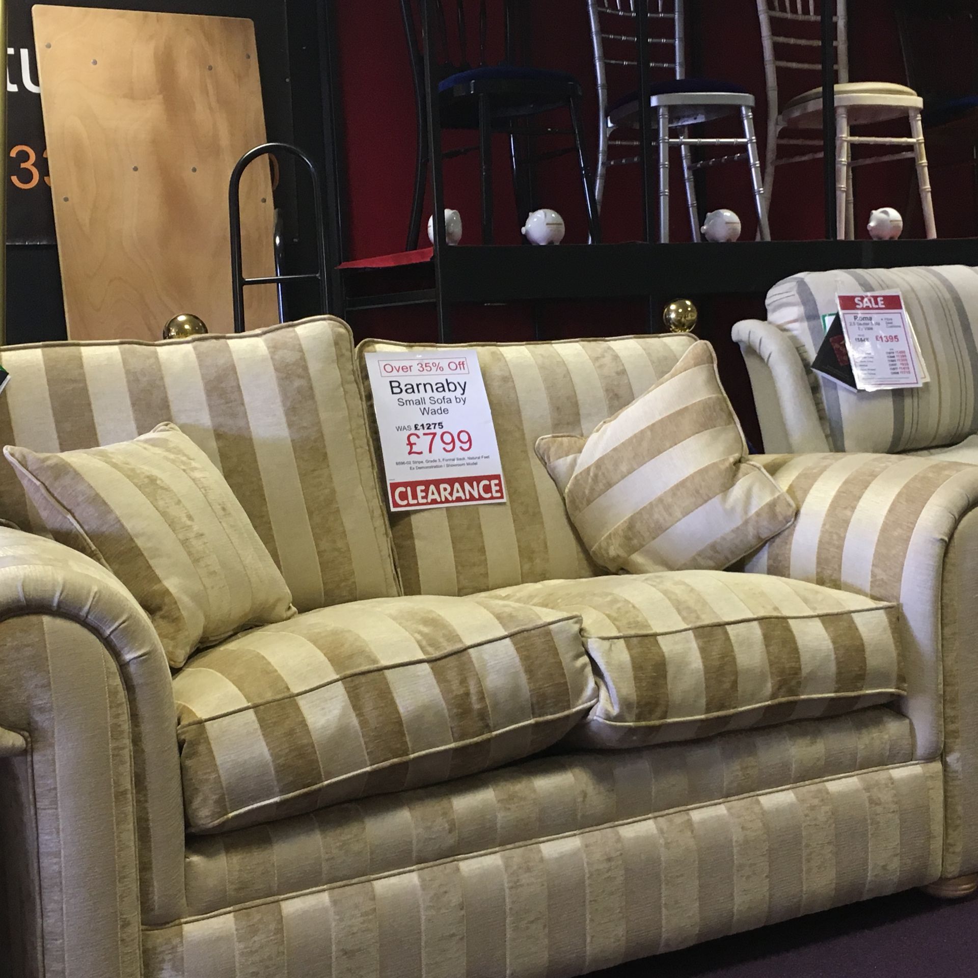 Barnaby small sofa by Wade RRP £1275