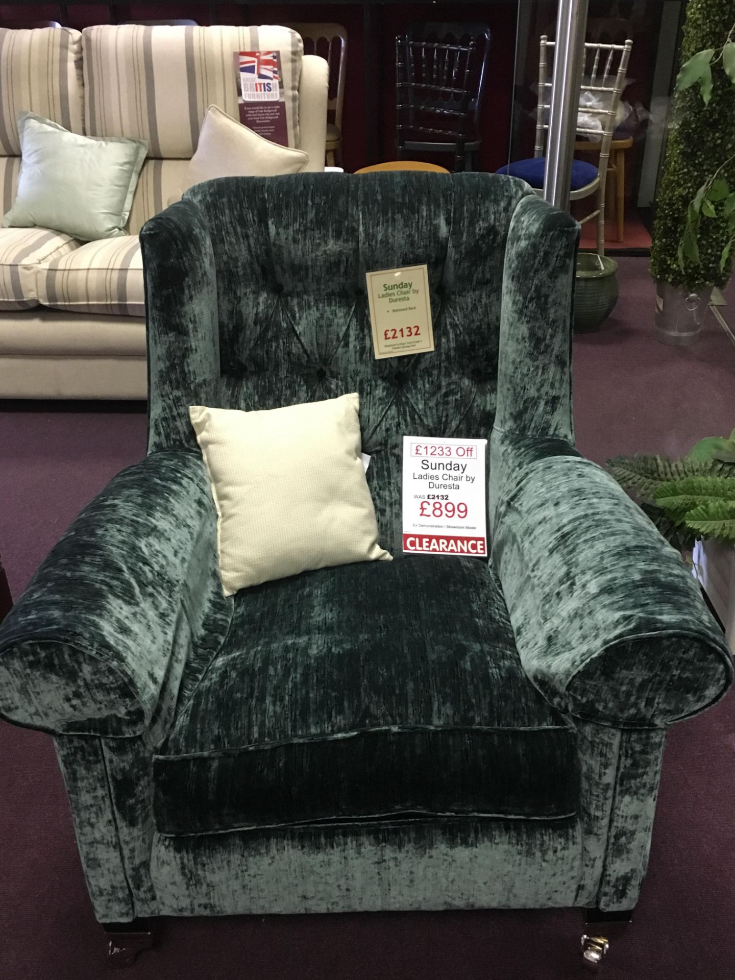 Sunday ladies chair by Duresta - RRP - £2132 - Image 2 of 3