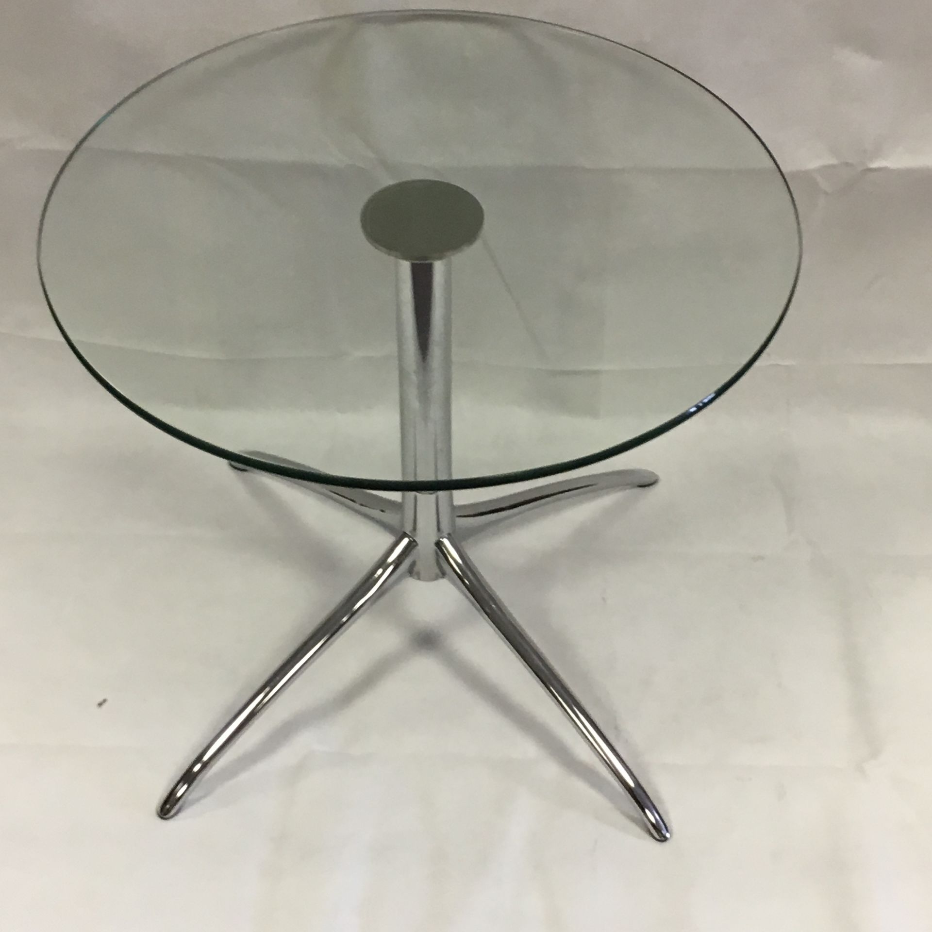 Glass occasional table