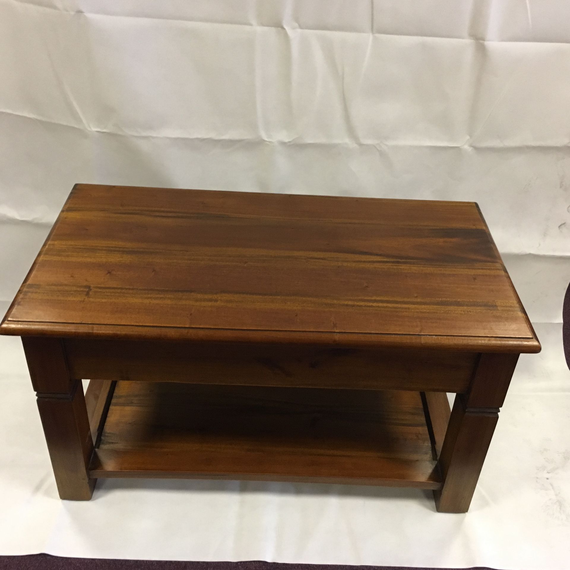 Coffee table in dark wood