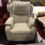 Beige arm chair