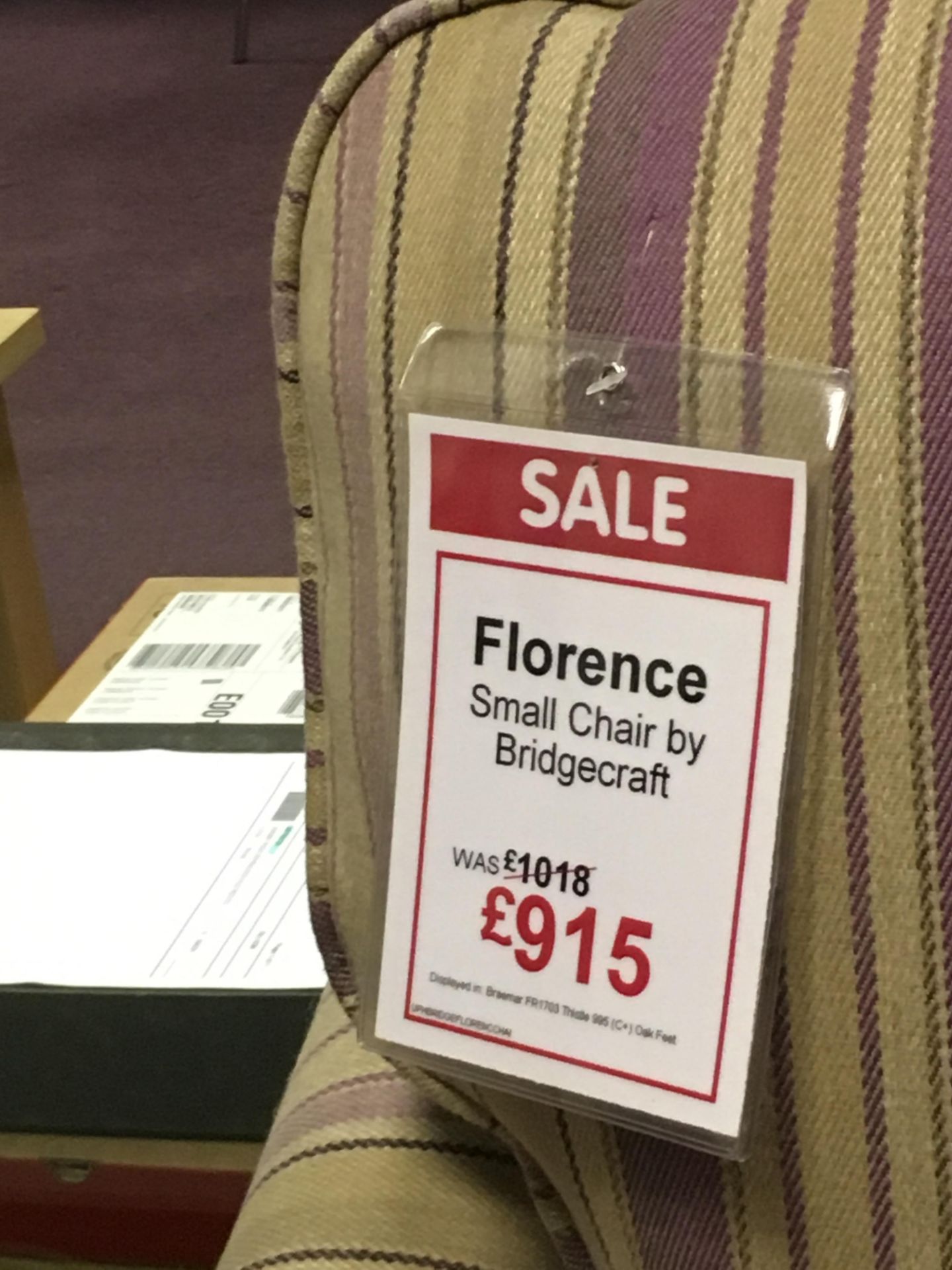 Vale Bridgecraft - Highgrove chair RRP £1,189.00 - Image 2 of 3