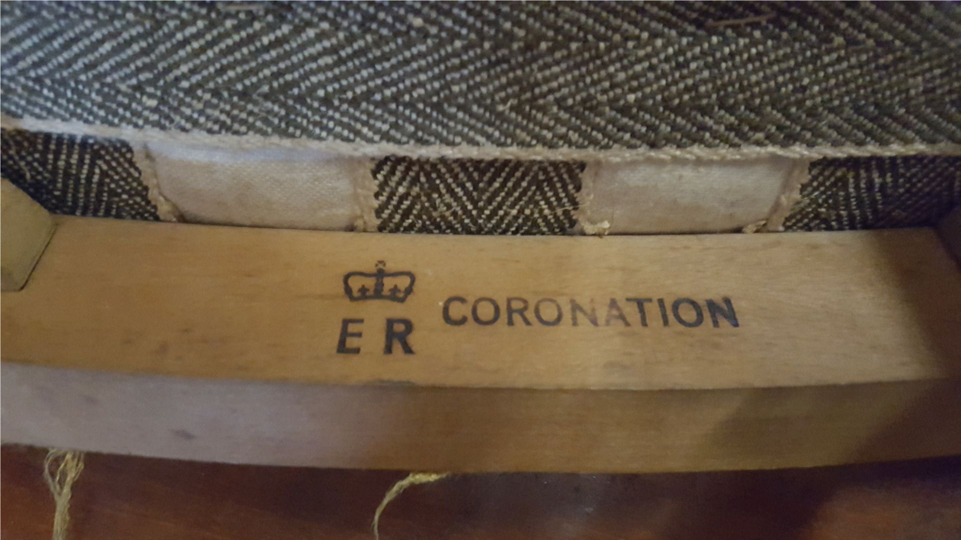 Vintage Queen Elizabeth II Coronation Stool - Image 2 of 2