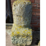 Vintage Carved Stone Building Corner Protector