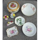 8 Pieces of China Includes Royal Worcester, & Coalport. NO RESERVE