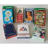 Vintage Retro Collectable Playing Cards 7 Packs some not yet opened