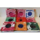 60 Plus Assorted 45rpm Vinyl Records