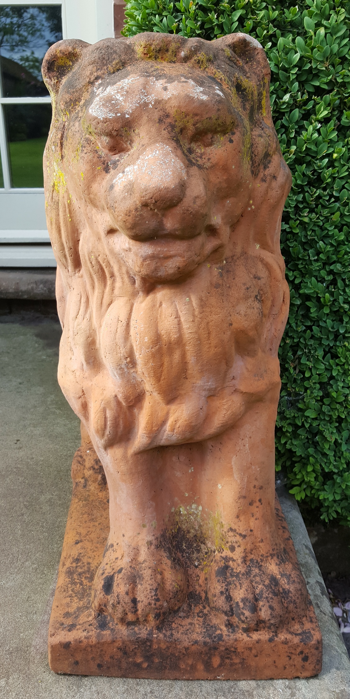 Vintage Retro Terracotta Lion