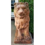 Vintage Retro Terracotta Lion