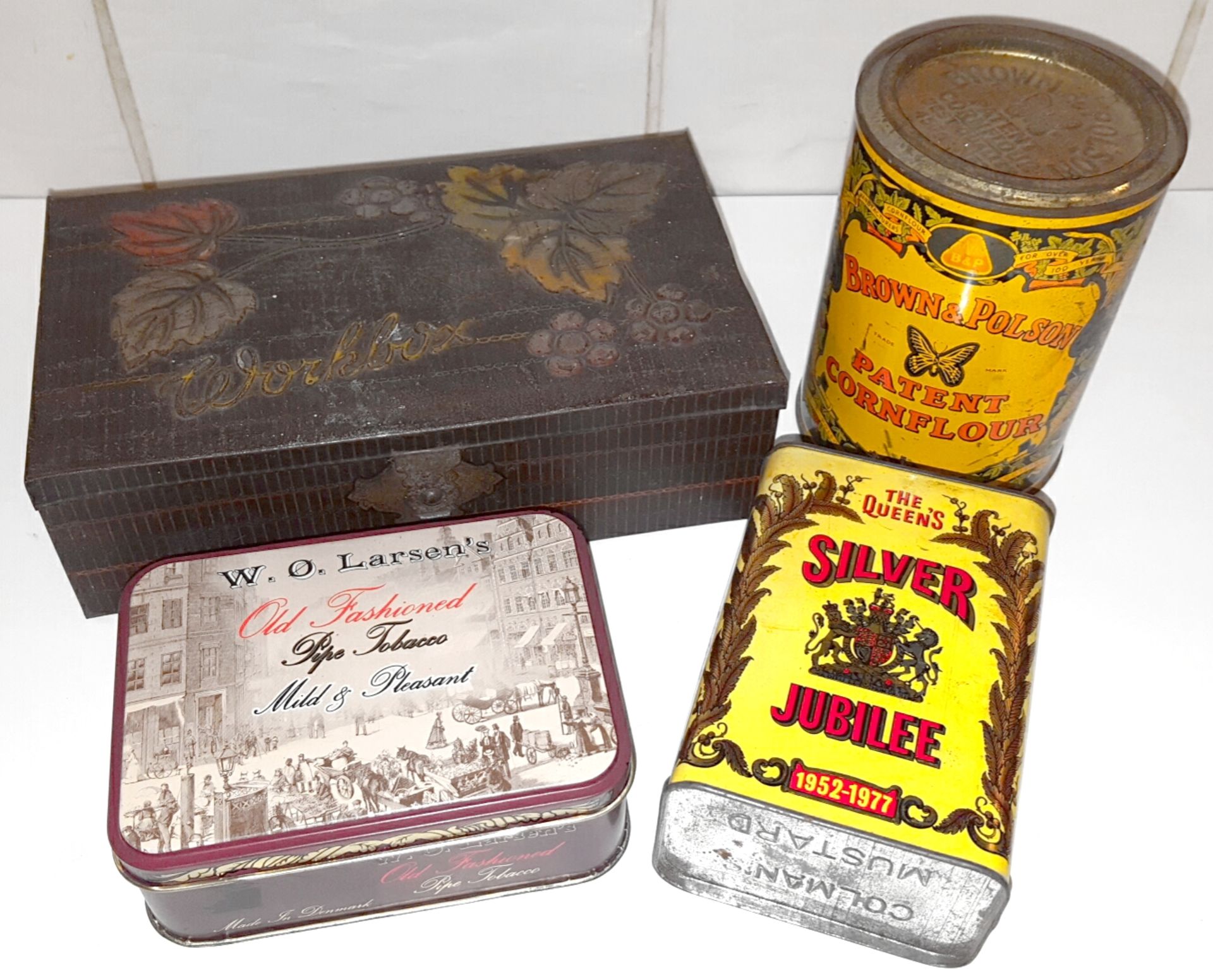 4 Retro Vintage Collectors Tins No Reserve