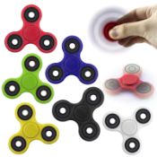 10 x Fidget Spinners. Various Colours Including: Black, Orange, Blue & Yellow. RRP £9.99 each.