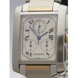 Cartier Tank Francaise Chronoreflex 28mm Stainless Steel & 18k Yellow Gold 2303 or W51004Q4