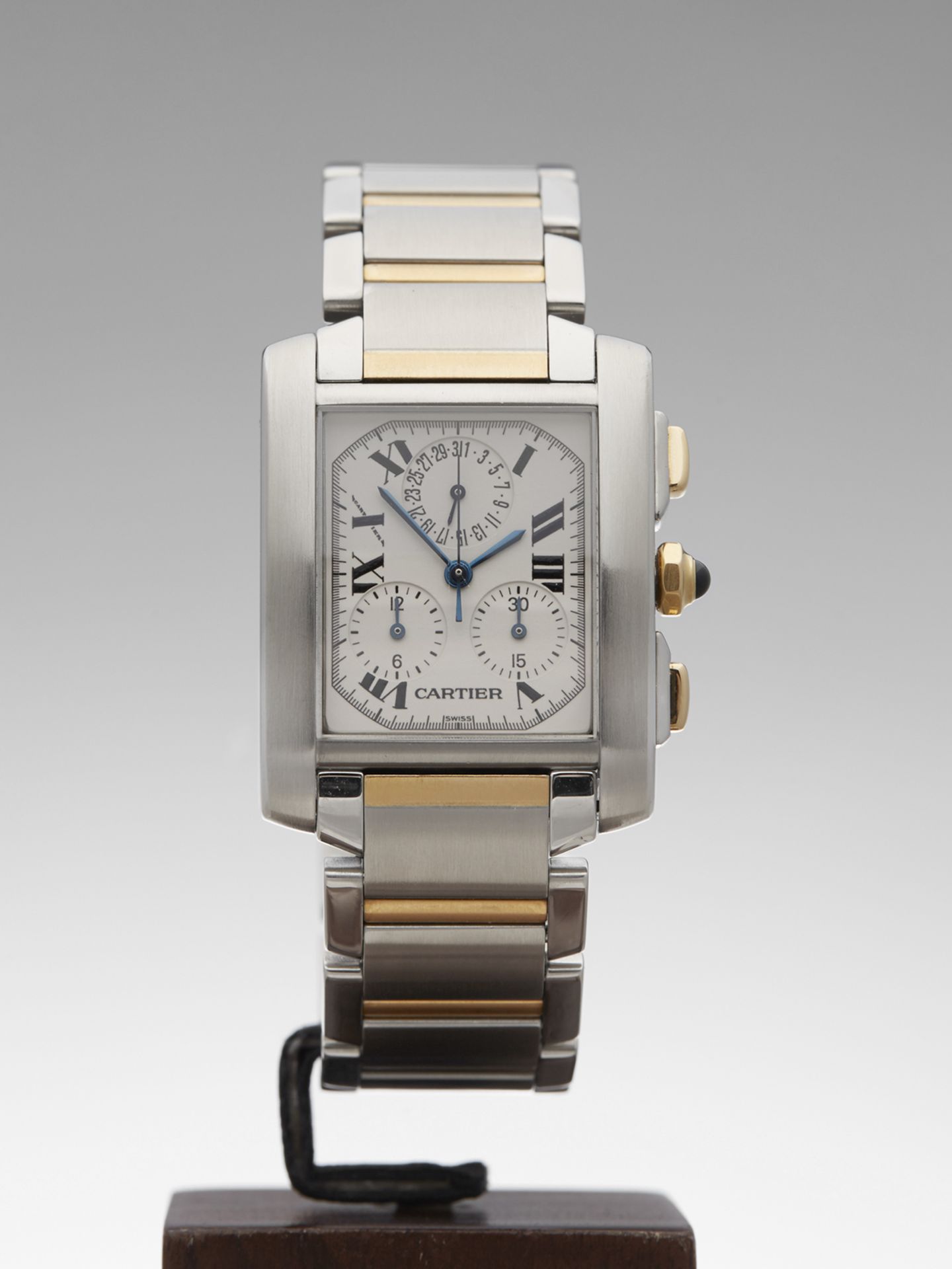 Cartier Tank Francaise Chronoreflex 28mm Stainless Steel & 18k Yellow Gold 2303 or W51004Q4 - Image 3 of 10