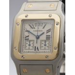 Cartier Santos Galbee Chronograph 30mm Stainless Steel & 18k Yellow Gold 2425 or W20042C4