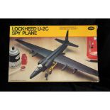 Rare Testors Lockheed U-2C Spy Plane 1:48 Scale Model Kit Imported from USA