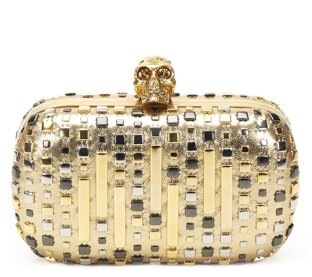 ALEXANDER MCQUEEN Skull Box Clutch