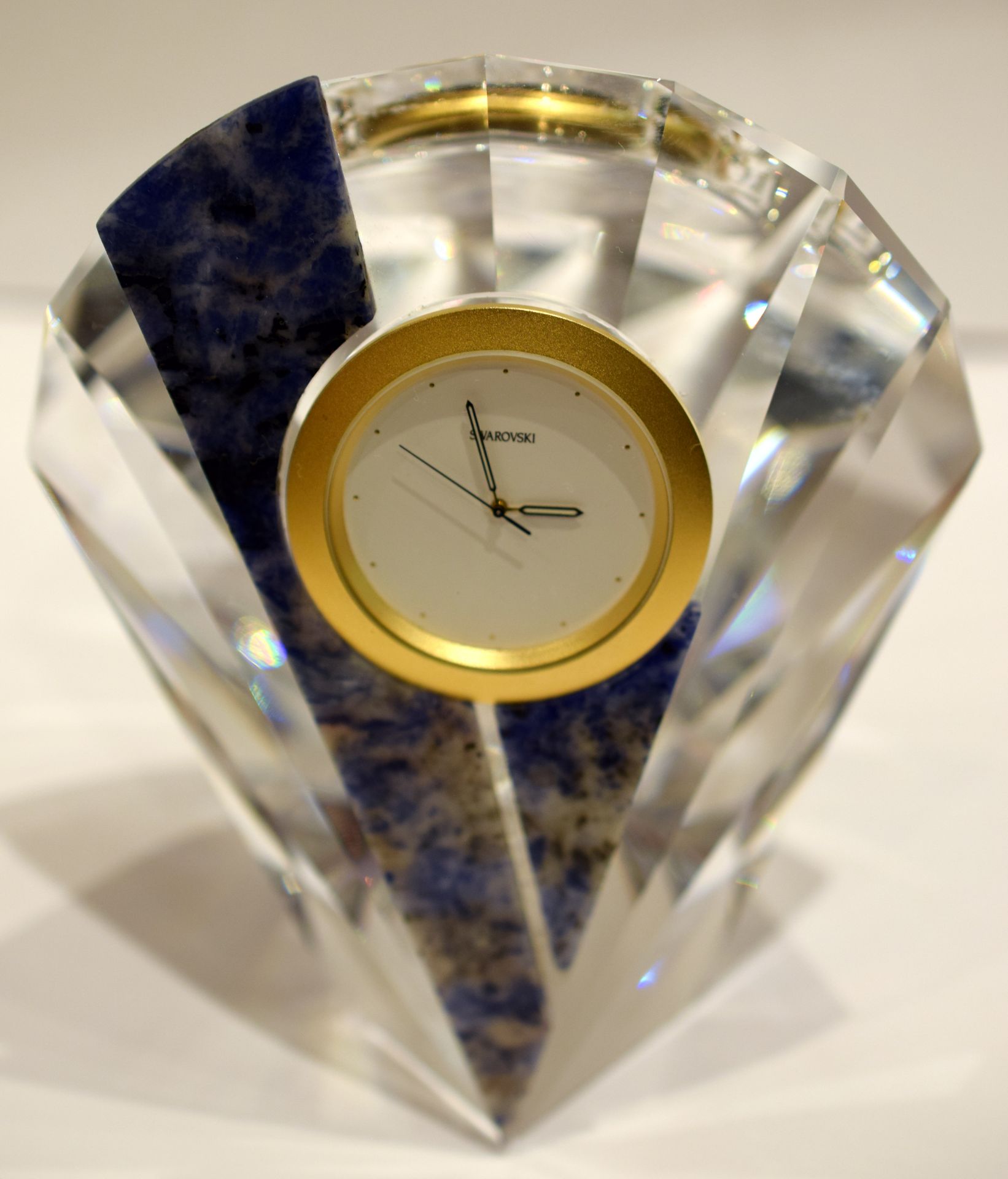 Retired Swarovski Curacao Pattern Clock