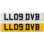 Registration LL09 DVB on DVLA retention certificate.