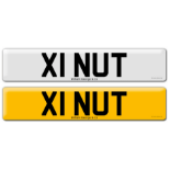 Registration X1 NUT on DVLA retention certificate.