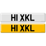 Registration H1 XKL on DVLA retention certificate.