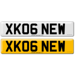 Registration XK06 NEW on DVLA retention certificate.