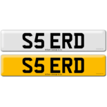 Registration S5 ERD on DVLA retention certificate.