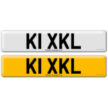 Registration K1 XKL on DVLA retention certificate.