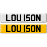 Registration LOU 150N on DVLA retention certificate.