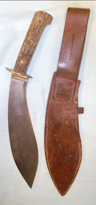 WW2 Chindit, Special Forces, Far East/ Burma Kukri Type Fighting Knife - Burma Market 12 M' EB'