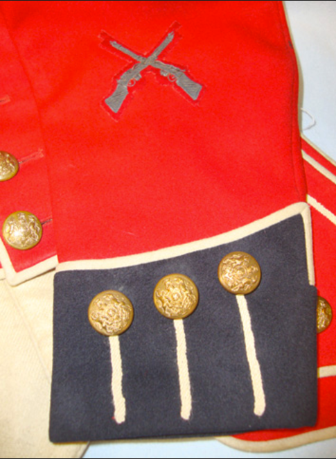 WW1 Period British Corporal's, Scarlet Doublet Front Tunic - Bild 2 aus 3